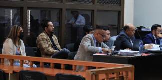 Paola Díaz, implicada en el secuestro del odontólogo Julio Martínez, amplió su declaración desligandose de las acusaciones en su contra. Foto La Hora: Daniel Ramírez