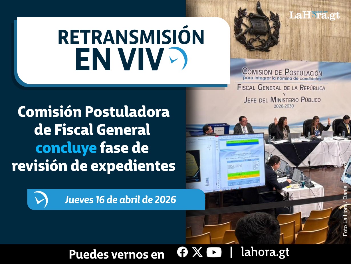 Retransmisión: Comisión Postuladora de Fiscal General concluye fase de revisión de expedientes
