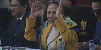 La Comisión de Postulación se prepara para entrevistar este jueves al Fiscal General, Consuelo Porras, quien busca un tercer mandato frente al MP. Foto La Hora: Archivo
