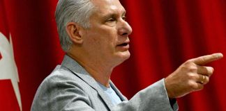 Díaz-Canel advirtió que Cuba enfrenta un momento "absolutamente desafiante" y señaló a una posible agresión militar de Estados Unidos como una de las mayores amenazas para la isla. Foto La Hora: EFE