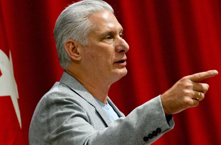 Díaz-Canel advirtió que Cuba enfrenta un momento "absolutamente desafiante" y señaló a una posible agresión militar de Estados Unidos como una de las mayores amenazas para la isla. Foto La Hora: EFE