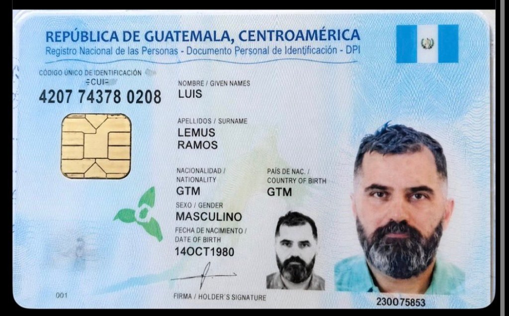 DPI con identidad falsa