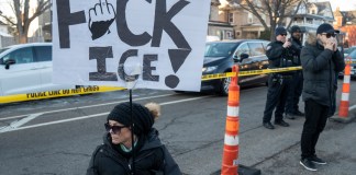 Archivo de protestas en contra del Servicio de Control de Inmigración y Aduanas (ICE). Foto La Hora: EFE