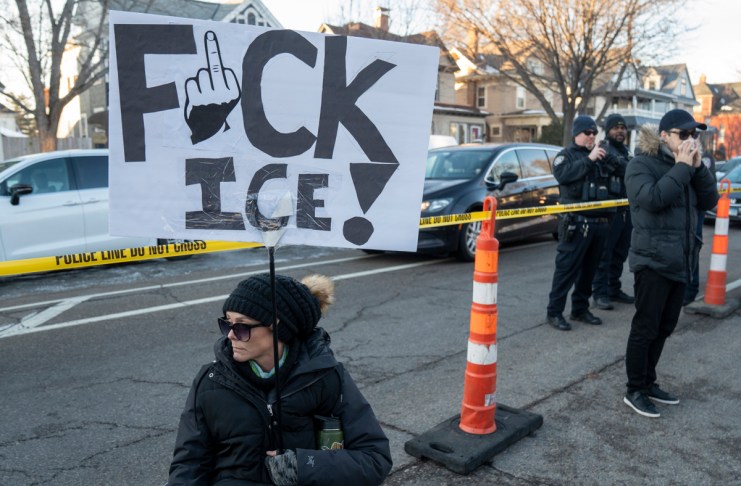 Archivo de protestas en contra del Servicio de Control de Inmigración y Aduanas (ICE). Foto La Hora: EFE
