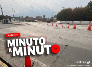 Liberan el paso para la entrada a Antigua Guatemala.