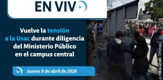 MP realiza inspección en el campus universitario Usac.