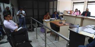 La Sala Tercera Penal cambio a la jueza del caso contra estudiantes de la Usac, tras descontento del MP por resoluciones que no les fueron favorables. Foto La Hora: Daniel Ramírez