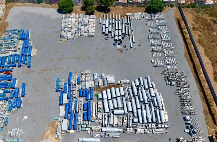 Las piezas provenientes de Austria se resguardan en un espacio seguro del municipio de Mixco y son las que se utilizarán para armar el Aerómetro. Foto La Hora: Neto Bran/FB