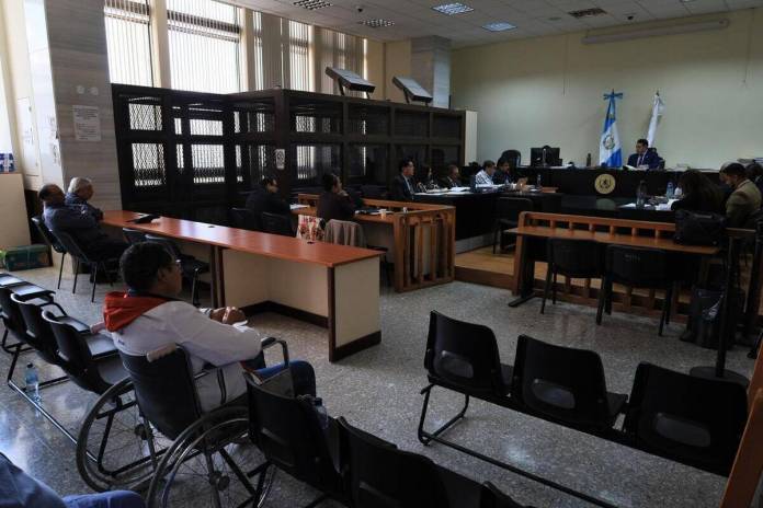 El Juzgado de Mayor Riesgo B realizó una audiencia para enviar a juicio a 4 implicados y así dar cumplimiento a una orden de la CC. Foto La Hora: Daniel Ramírez