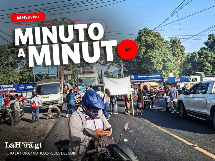 Un grupo de personas ya ha bloqueado el paso en Cocales, Suchitepéquez, mientras que Provial reporta otra manifestación en Quesada, Jutiapa.