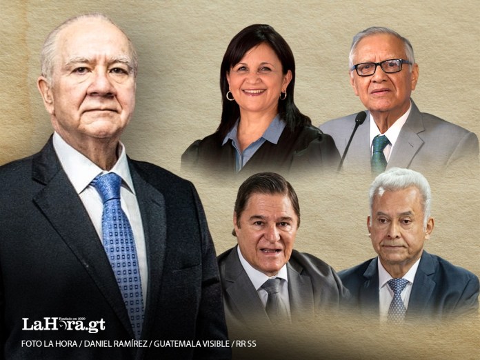 Cinco magistrados de la CC entre los que destaca Molina Barreto