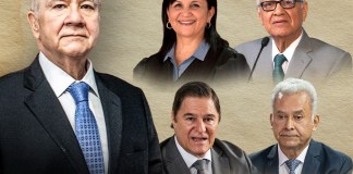 Cinco magistrados de la CC entre los que destaca Molina Barreto