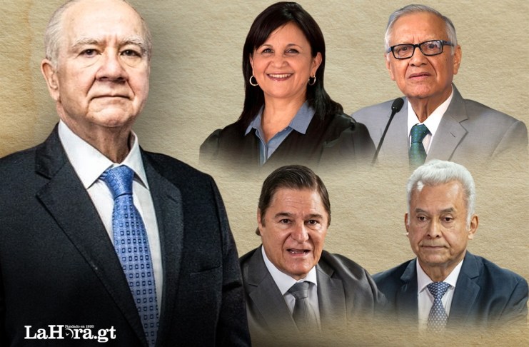 Cinco magistrados de la CC entre los que destaca Molina Barreto