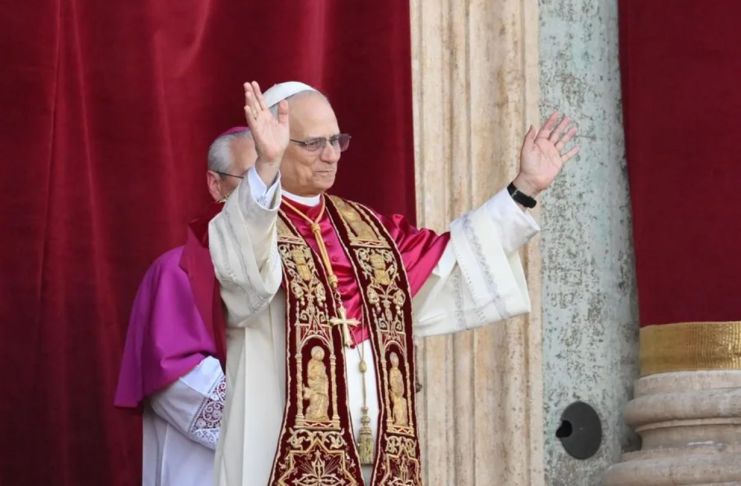 El Papa felicita a EE. UU. por el 4 de julio con un llamado a acoger a los migrantes El mensaje del papa León XIV fue difundido en su cuenta oficial este viernes 10 de abril. Foto La Hora: EFE