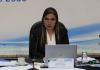 Al estilo de Silvia Valdés en 2022, Claudia Paredes aboga por aprobar informes que permitan agilizar amparos que pueden dejar fuera a jueces. Foto La Hora: Daniel Ramírez
