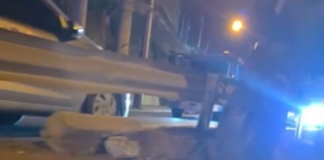 Un vehículo que circulaba en contra de la vía generó momentos de tensión la noche del 14 de abril en el Periférico.