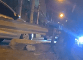 Un vehículo que circulaba en contra de la vía generó momentos de tensión la noche del 14 de abril en el Periférico.