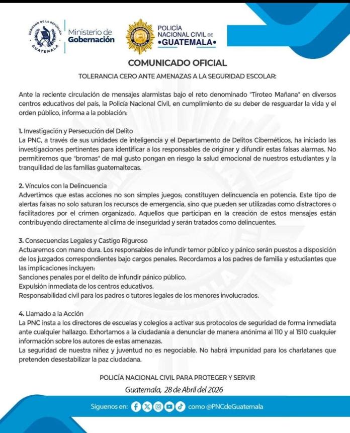 comunicado PNC
