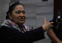 La fiscal general, Consuelo Porras, justificó este día la inacción que el MP ha tenido en casos de corrupción que vinculan al expresidente Alejandro Giammattei. Foto La Hora: Sergio Osegueda