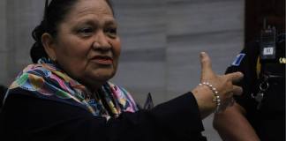 La fiscal general, Consuelo Porras, justificó este día la inacción que el MP ha tenido en casos de corrupción que vinculan al expresidente Alejandro Giammattei. Foto La Hora: Sergio Osegueda