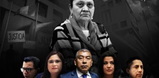 Las juntas disciplinarias del Ministerio Público, que dirige la fiscal general María Consuelo Porras, no han sancionado a fiscales bajo cuestionamiento. Diseño La Hora: Víctor García.