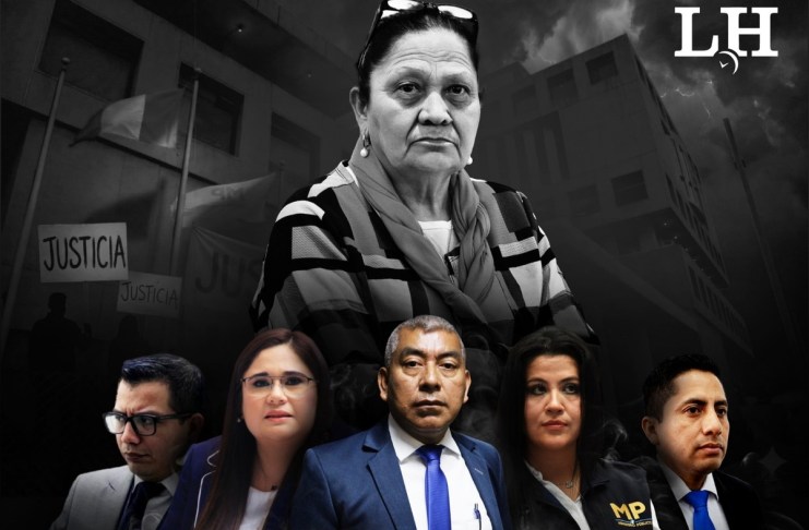 Las juntas disciplinarias del Ministerio Público, que dirige la fiscal general María Consuelo Porras, no han sancionado a fiscales bajo cuestionamiento. Diseño La Hora: Víctor García.