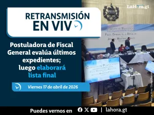 Retransmisión: Postuladora de Fiscal General evalúa últimos expedientes; luego elaborará lista final