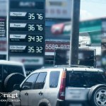 En algunas gasolineras ya se aplica el subsidio al combustible. El apoyo temporal económico será por tres meses. Foto La Hora: cortesía
