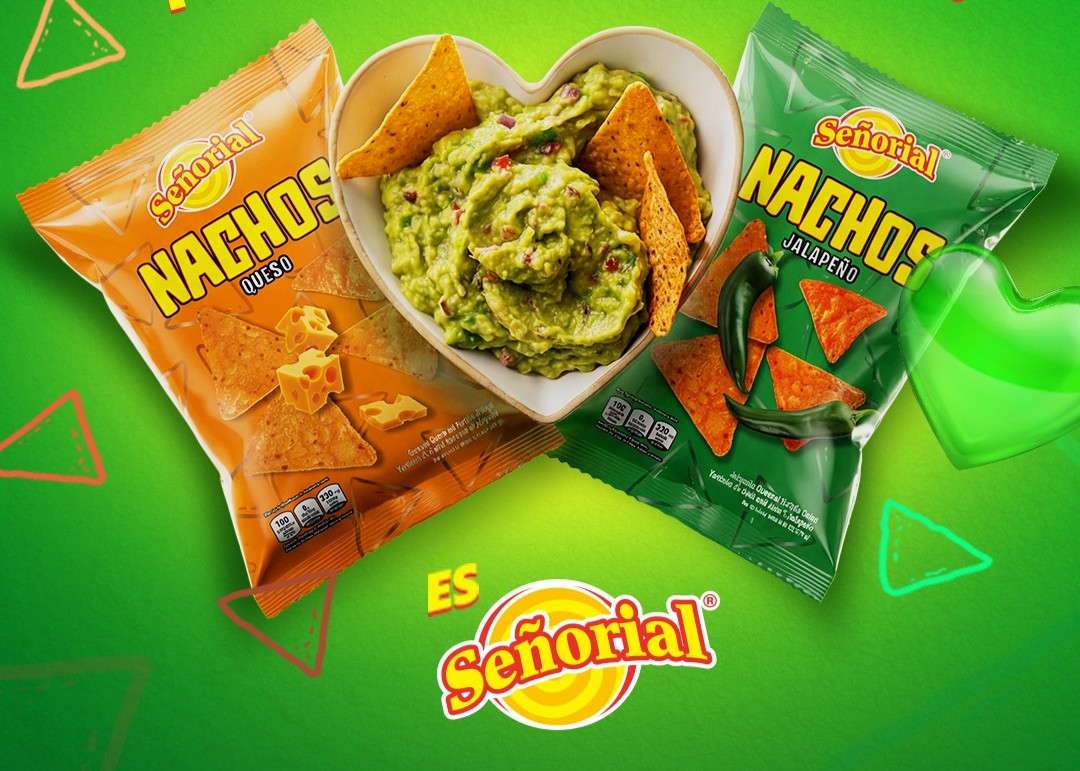 Señorial presentó Nachos Señorial en sus sabores: Queso y Jalapeño. Foto: Señorial