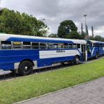 El aumento al precio de los combustibles ha obligado a los transportistas incrementar de Q5 a Q8 la tarifa del pasaje desde este martes 7 de abril. Foto: La Hora