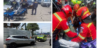 Autoridades reportan dos ataques armados simultáneos en zona 9, uno de ellos deja una mujer herida.