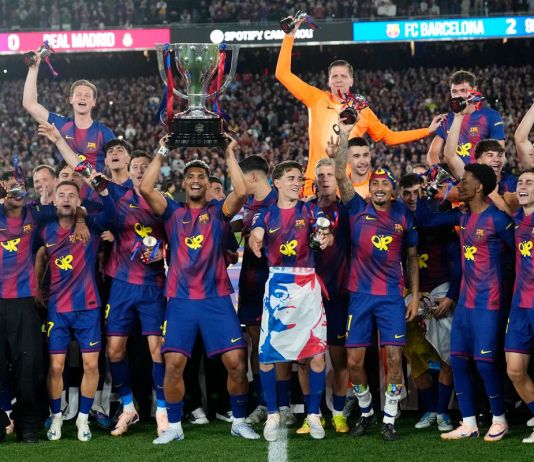 Barcelona se impone como campeón de España tras derrotar 2-0 al Real Madrid