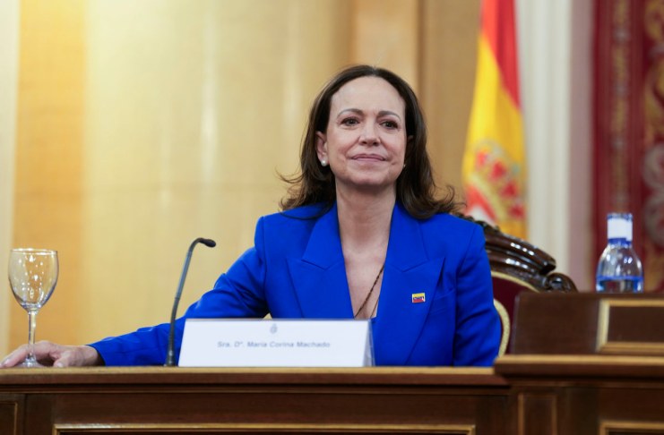 Foto de archivo de la líder opositora venezolana María Corina Machado. Foto La Hora: EFE