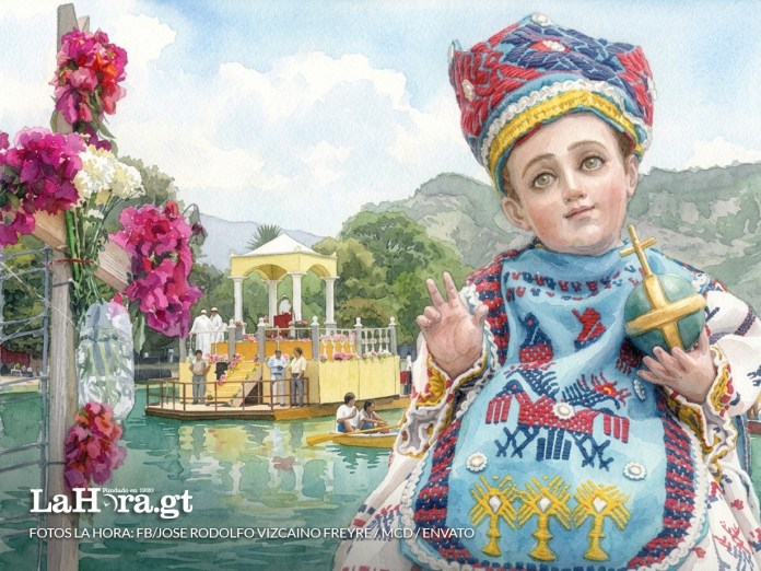 Cruces, tradición y una fe que navega en Amatitlán: Así se vive el 3 de mayo en Guatemala. Arte La Hora: Alejandro Ramírez