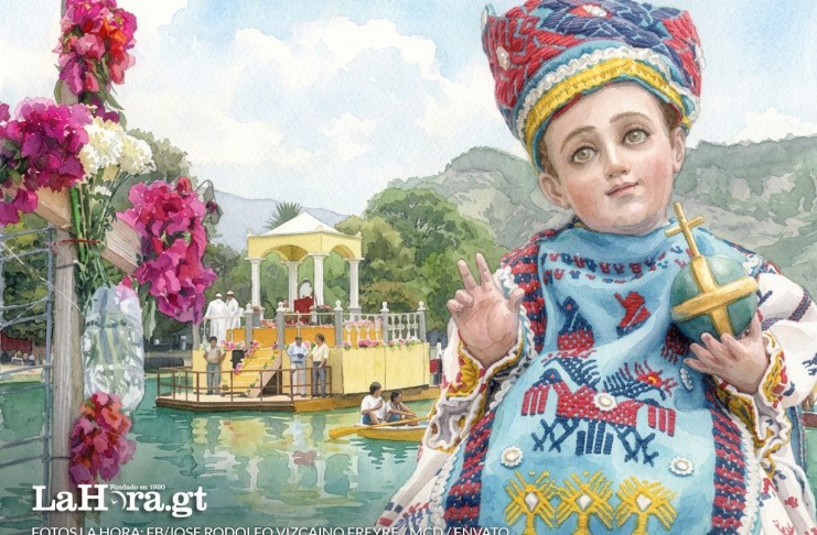 Cruces, tradición y una fe que navega en Amatitlán: Así se vive el 3 de mayo en Guatemala. Arte La Hora: Alejandro Ramírez