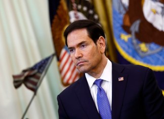 Archivo del secretario de Estado de Estados Unidos, Marco Rubio. Foto La Hora: EFE