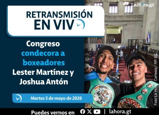 Los pugilistas guatemaltecos Lester Martínez y Joshua Antón recibirán un reconocimiento del Congreso por sus logros deportivos.