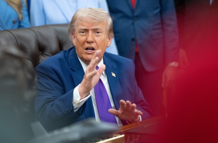 Foto de archivo del presidente de EE.UU., Donald Trump. Foto La Hora: EFE