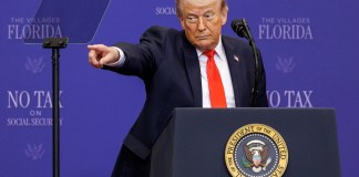 El presidente de EE.UU., Donald Trump, en una foto de archivo. Foto La Hora: EFE
