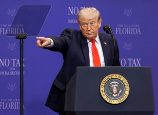 El presidente de EE.UU., Donald Trump, en una foto de archivo. Foto La Hora: EFE