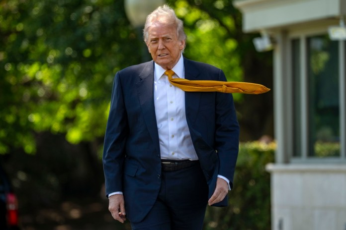 Archivo del presidente de EE.UU., Donald Trump, en la Casa Blanca. Foto La Hora: EFE