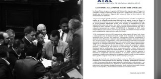 ATAL se pronuncia a favor de la aprobación urgente de la ley antilavado.