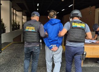 Alias "Ratón" recapturado por narcomenudeo en Santa Catarina Pinula. Foto La Hora: PNC