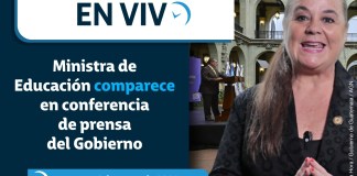 En la conferencia de prensa semanal programada para el mediodía, el presidente Bernardo Arévalo se hará acompañar de la ministra de Educación, Anabella Giracca.