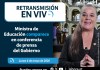 En la conferencia de prensa semanal programada para el mediodía, el presidente Bernardo Arévalo se hará acompañar de la ministra de Educación, Anabella Giracca.