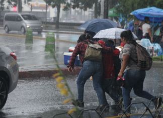 Archivo de lluvia sobre la Ciudad de Guatemala. Foto La Hora: Jose Orozco