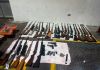 En un contenedor de la Portuaria Santo Tomás de Castillas, Puerto Barrios, Izabal, la PNC encontró 28 armas de fuego.