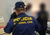 Alias “Liro Boy”, presunto responsable del ataque a piloto repartidor en Escuintla, resultó vapuleado. Foto La Hora: PNC.