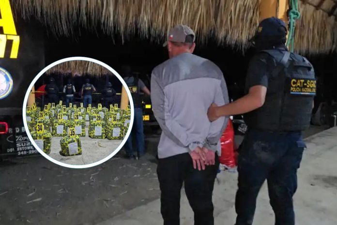Allende Del Mar Zarceño Castillo identificado como el presunto líder de la estructura criminal. Foto La Hora: PNC.