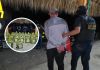Allende Del Mar Zarceño Castillo identificado como el presunto líder de la estructura criminal. Foto La Hora: PNC.
